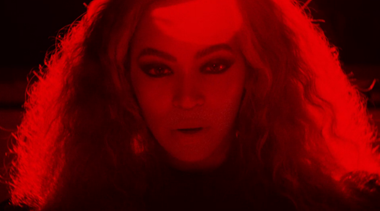 Tudo vermelho no trecho do clipe 6 Inch, do novo álbum da Beyoncé, Lemonade.