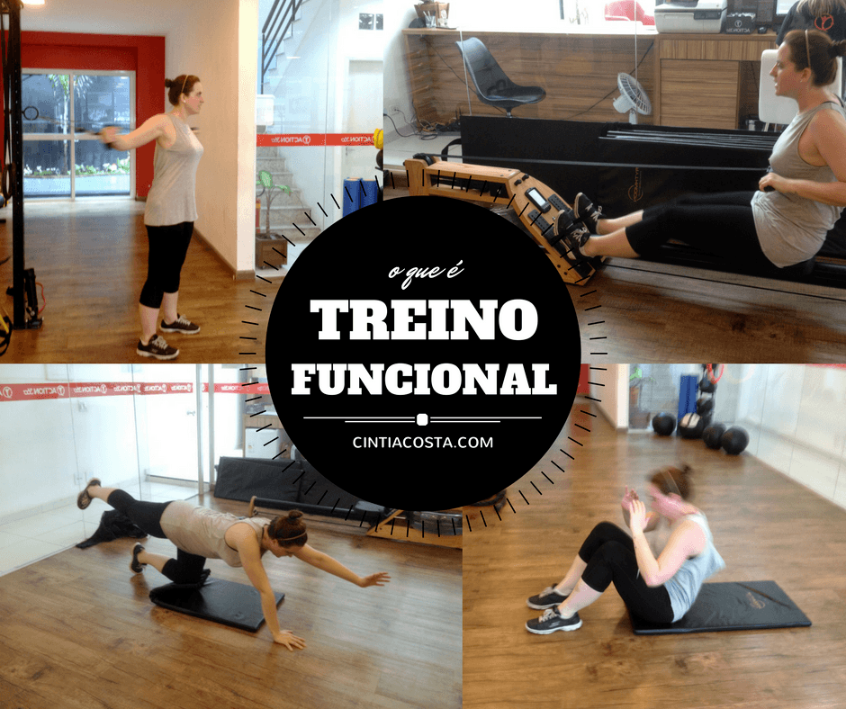 Treino funcional: como é aula de funcional segundo a blogueira fitness Cíntia Costa.