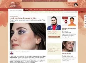 Como fazer maquiagem em tons de lilás e verde