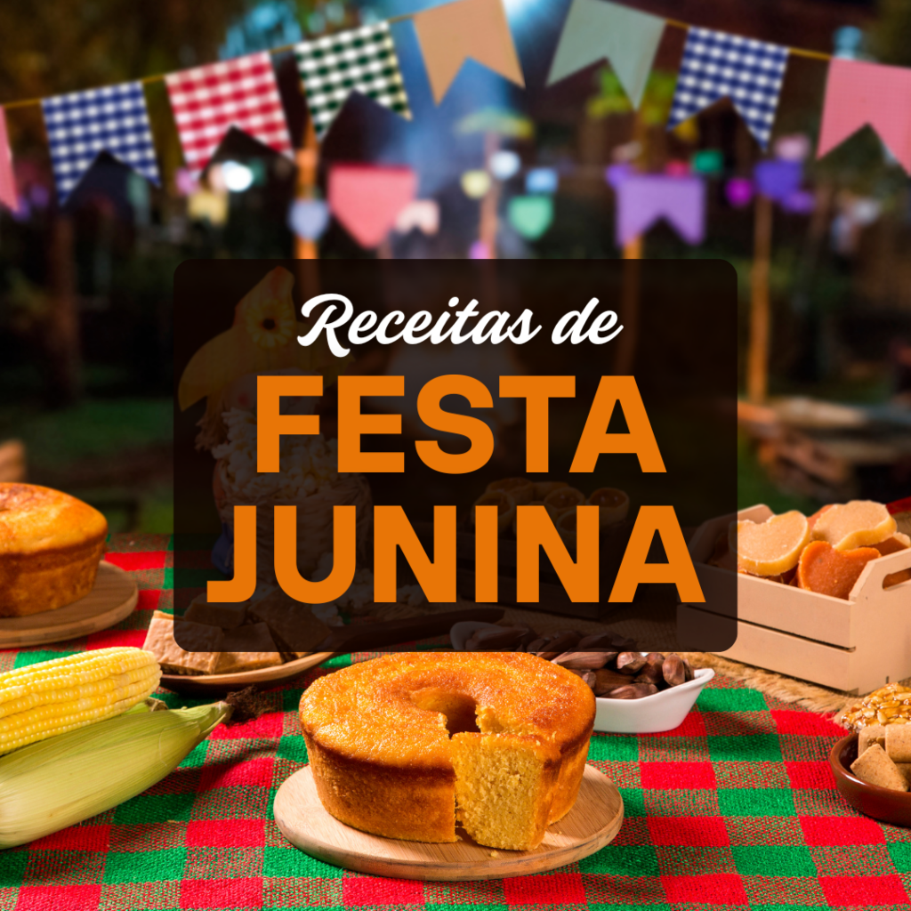 E-book de livro de receitas de festa junina.